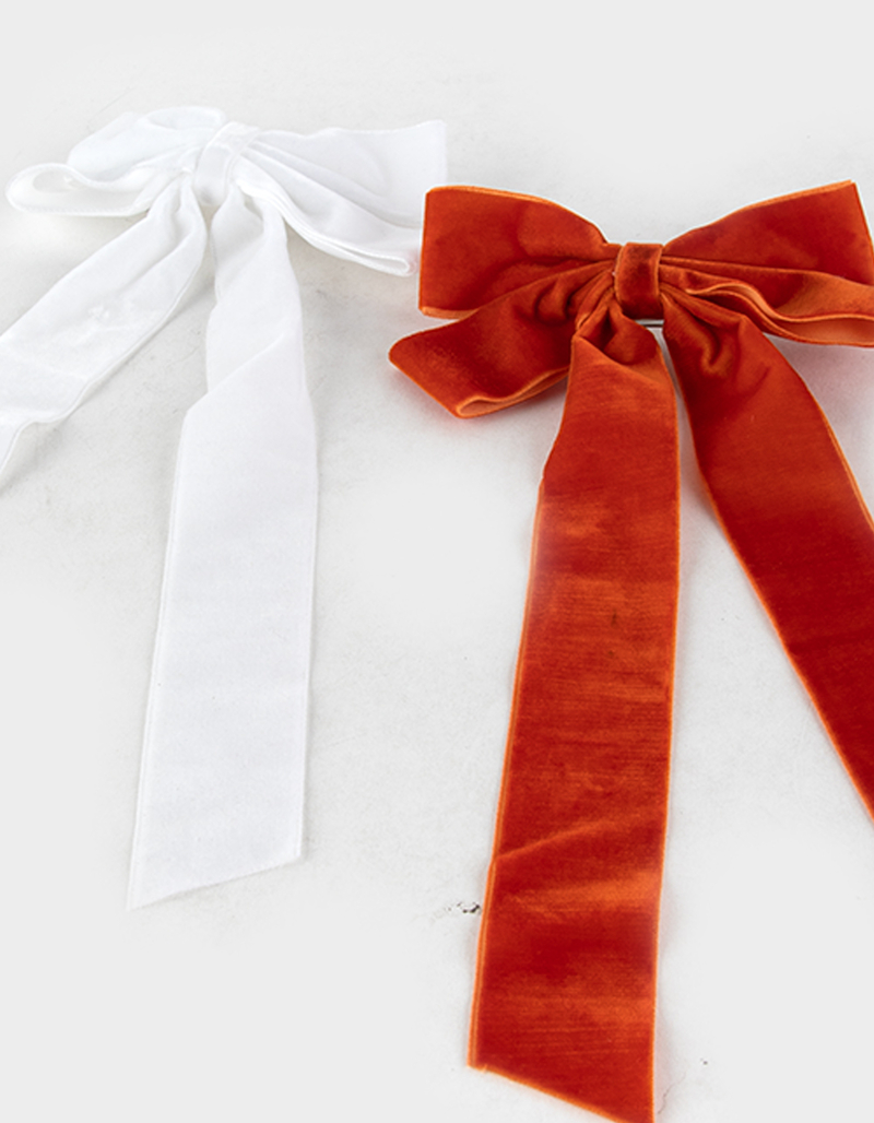 FULL TILT 2 Pack Bow Hair Barrettes image number 1