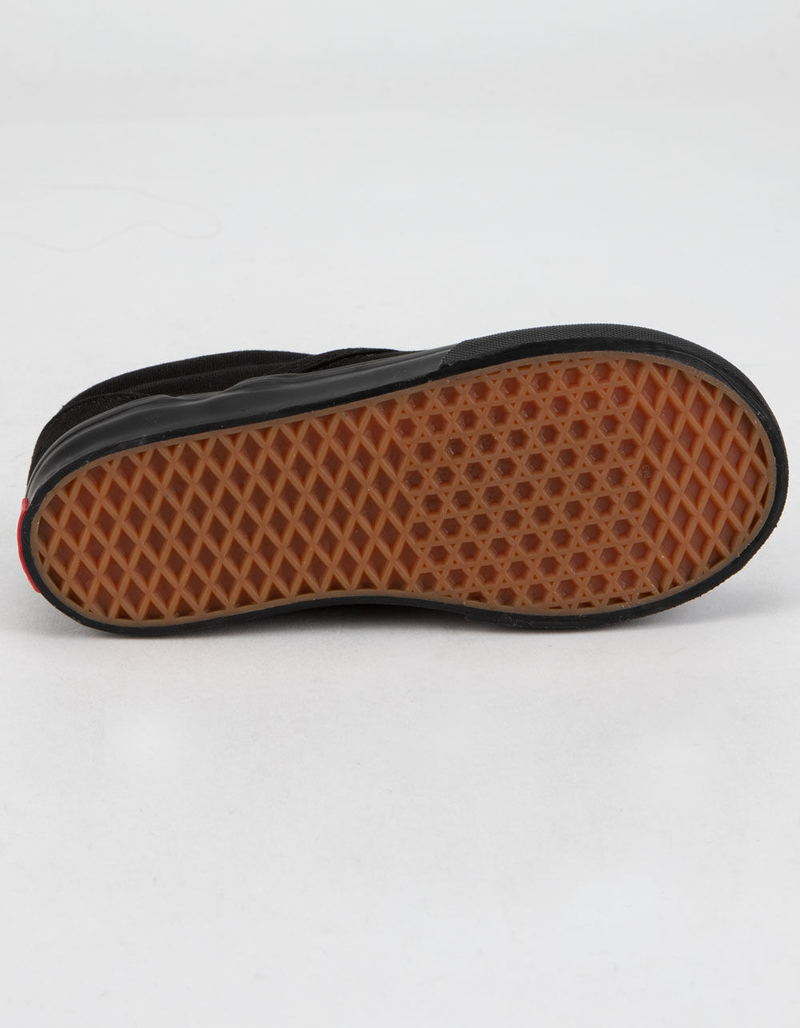 VANS Toddler Classic Slip-On Black Shoes image number 5