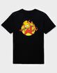 THE SIMPSONS Bart Flames Unisex Tee image number 1