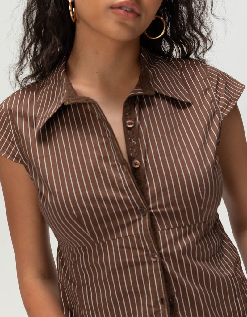 RSQ Womens Button Up Shirt image number 4