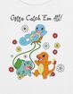 POKEMON Catch Em All Flowers Womens Baby Tee image number 2