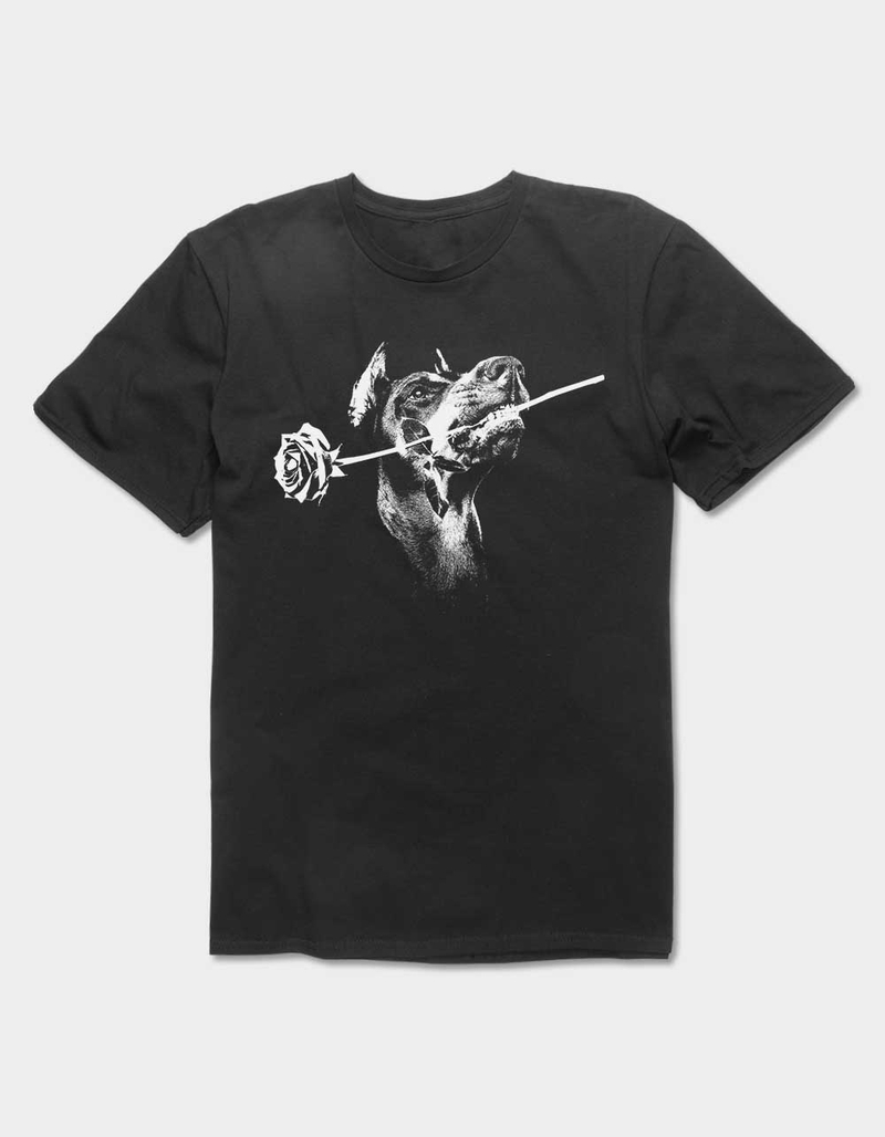 DOBERMAN Rose Unisex Tee image number 0