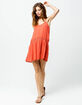 RIP CURL Lara Red Cover Up Dress image number 4
