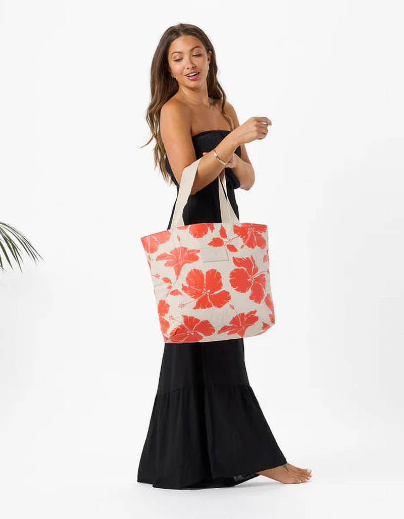 ALOHA COLLECTION Salina Day Tripper Tote Bag image number 4
