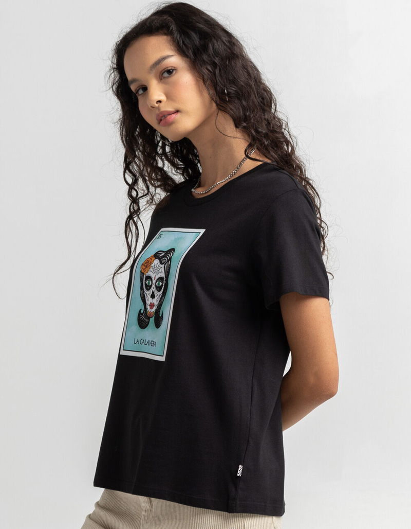 VANS x Dia De Muertos La Calavera Womens Tee image number 2