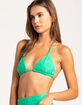 HURLEY Terry Pop Textured Triangle Bikini Top image number 2