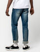 RSQ London Tinted Denim Mens Ripped Skinny Jeans image number 3