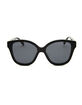 DIFF EYEWEAR Piper Black & Dark Smoke Polarized Sunglasses image number 2