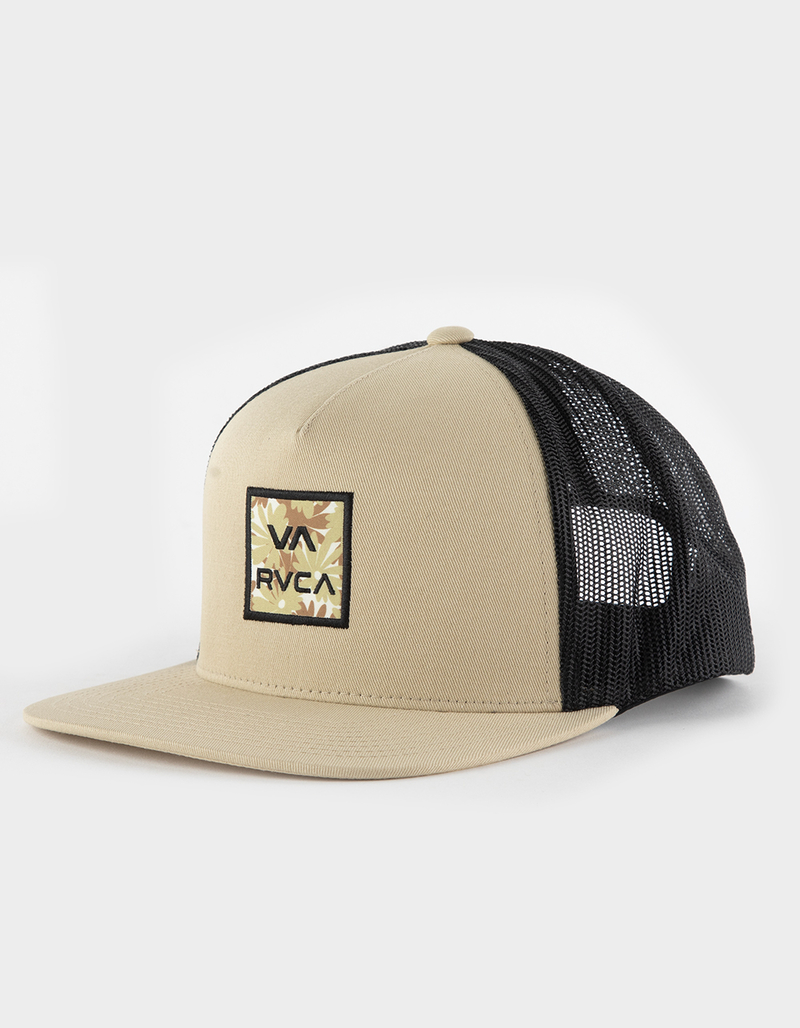 RVCA VA ATM Print Mens Trucker Hat image number 0