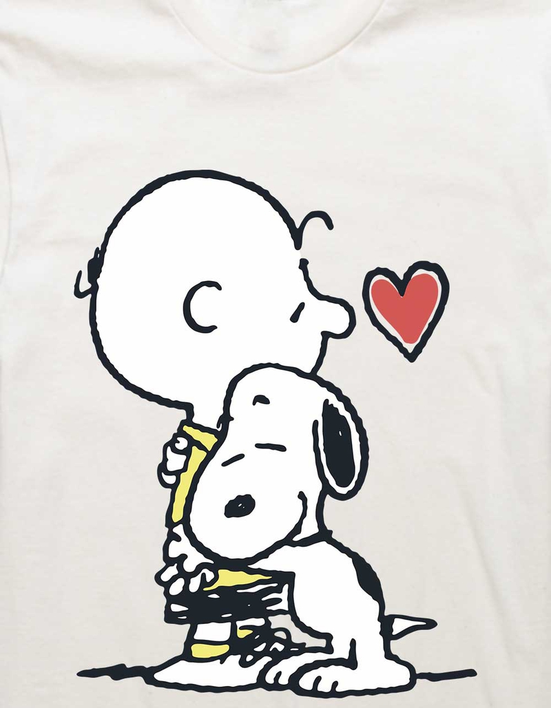 PEANUTS Snoopy Charlie Hug Unisex Tee image number 1