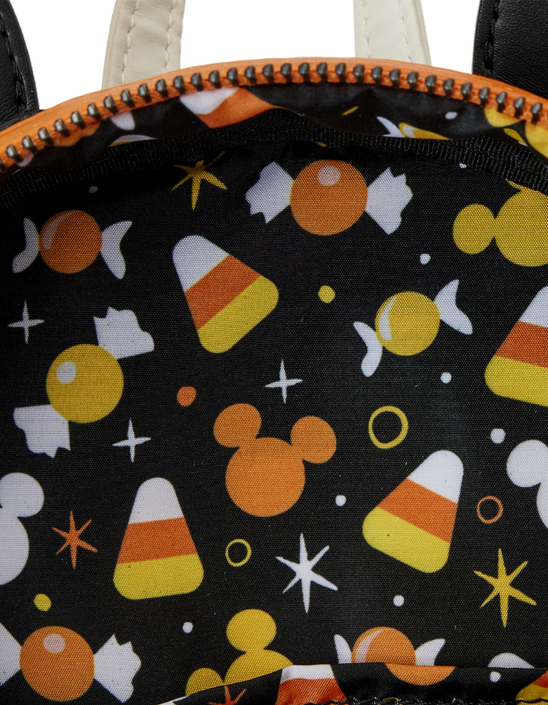 LOUNGEFLY x Disney Minnie Mouse Candy Corn Cosplay Mini Backpack image number 4