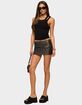 EDIKTED Gala Faux Leather Mini Skort image number 5