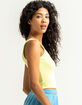 DESTINED Square Neck Womens Lime Tank image number 2