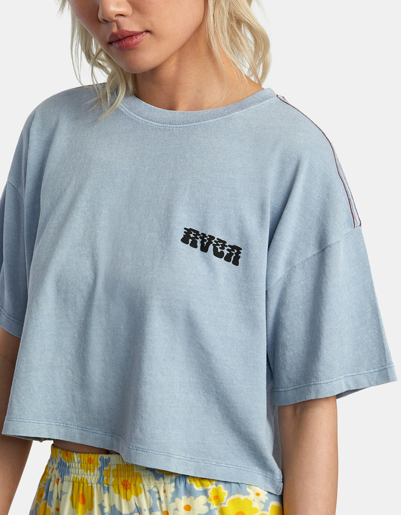 RVCA Hookah Snail Womens Oversized Crop Tee image number 5