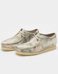 CLARKS Wallabee Mens Camo Suede Shoes image number 1