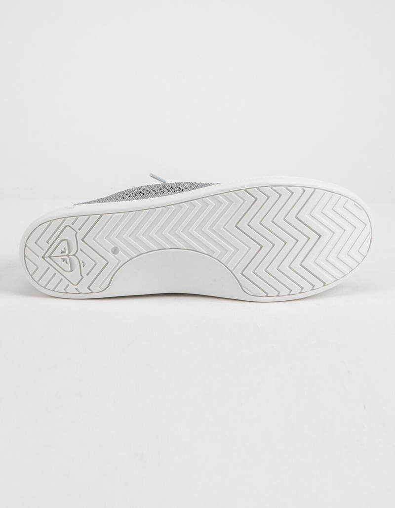 ROXY Bayshore Knit Grey Womens Shoes image number 5