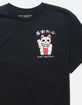 RIOT SOCIETY Lucky Cat Skull Mens Tee image number 2