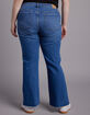 RSQ Womens Low Rise Flare Jeans image number 8
