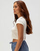 BILLABONG Surfing Womens Crop Tee image number 3