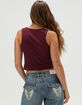VON DUTCH Notch Rib Womens Tank Top image number 4