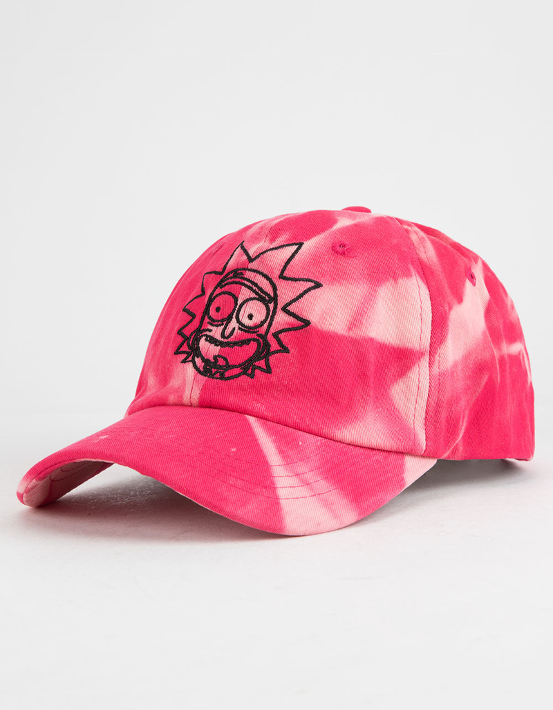 PRIMITIVE x Rick And Morty Rick Washed Pink Mens Dad Hat image number 0