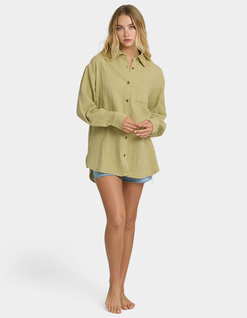 BILLABONG Wanderer Womens Long Sleeve Button Up Shirt image number 4