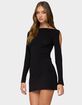 EDIKTED Billy Cutout Boat Neck Mini Dress image number 1