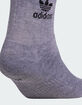 ADIDAS Originals 6 Pack Trefoil Mens Quarter Socks image number 3
