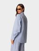EDIKTED Oversized Pinstripe Button Up Shirt image number 4