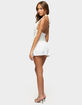 EDIKTED Caterina Ruched Halter Neck Romper image number 3