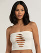 IETS FRANS Seamless Cut Out Womens Tube Top image number 1