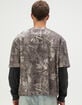 RSQ Mens Long Sleeve Boxy 2fer Tee image number 5