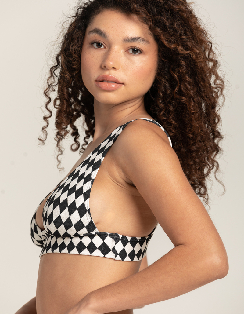 BILLABONG Triangle Diamond Plunge Bikini Bralette image number 1