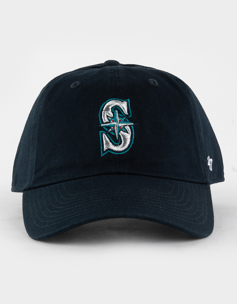 47 BRAND Seattle Mariners '47 Clean Up Strapback Hat image number 1