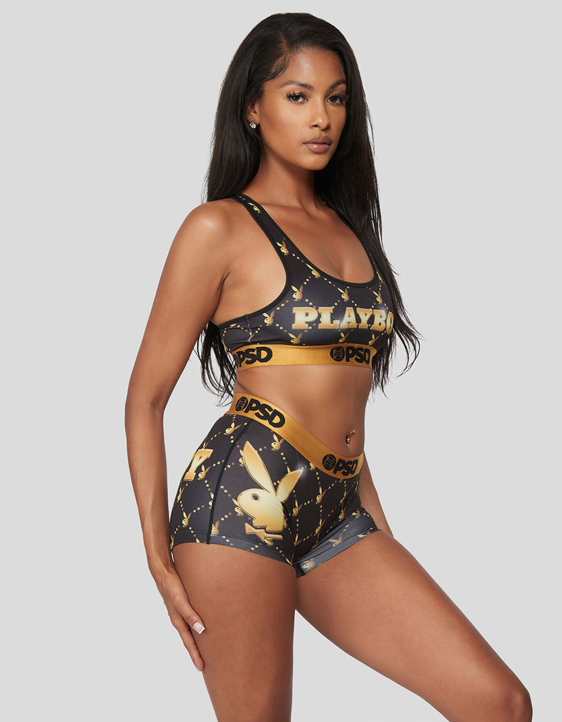 PSD Playboy Monogram Lux Sports Bra image number 1