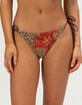 DAMSEL Ava Mesh Tie Side Cheeky Bikini Bottoms image number 2