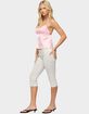 EDIKTED Blanca Satin Effect Lace Trim Tank Top image number 4