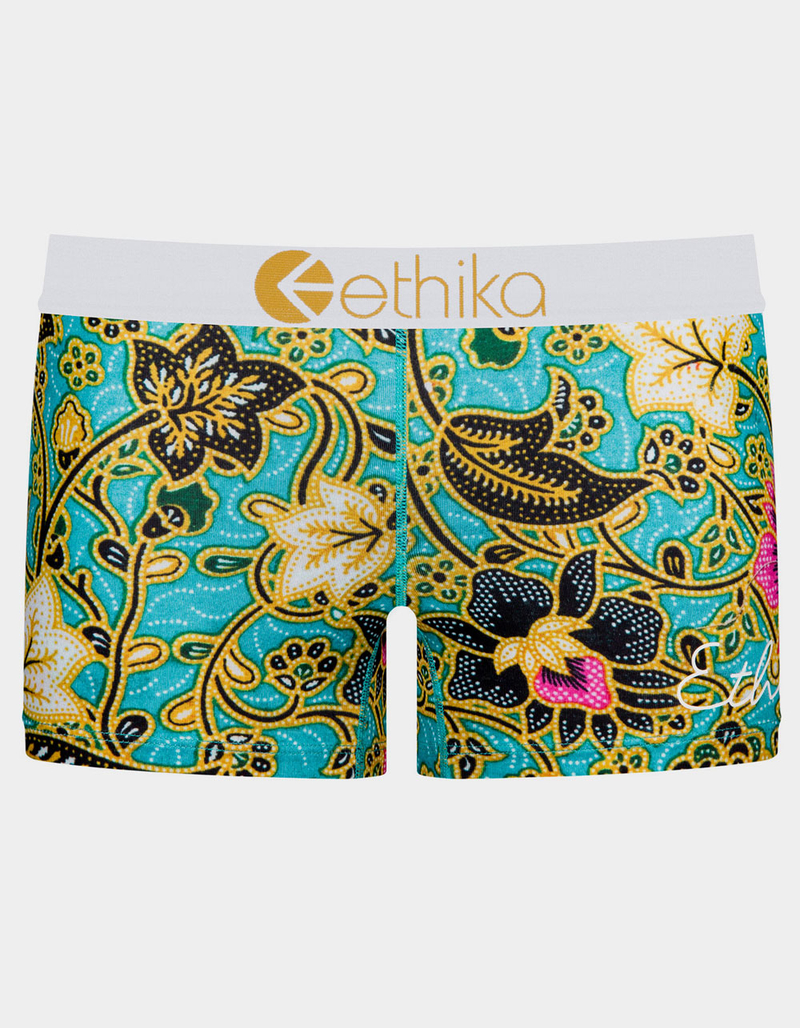 ETHIKA Jade Blossom Staple Girls Boyshorts image number 0