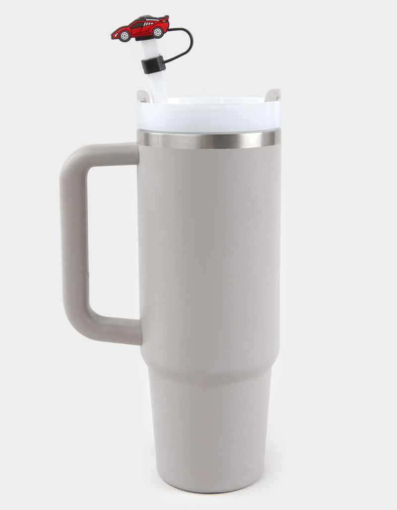 Race Car Reusable Straw Cover Set image number 1