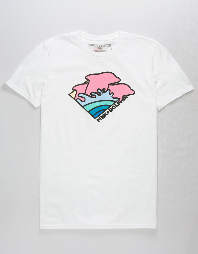 PINK DOLPHIN Pod Crest Mens T-Shirt image number 0