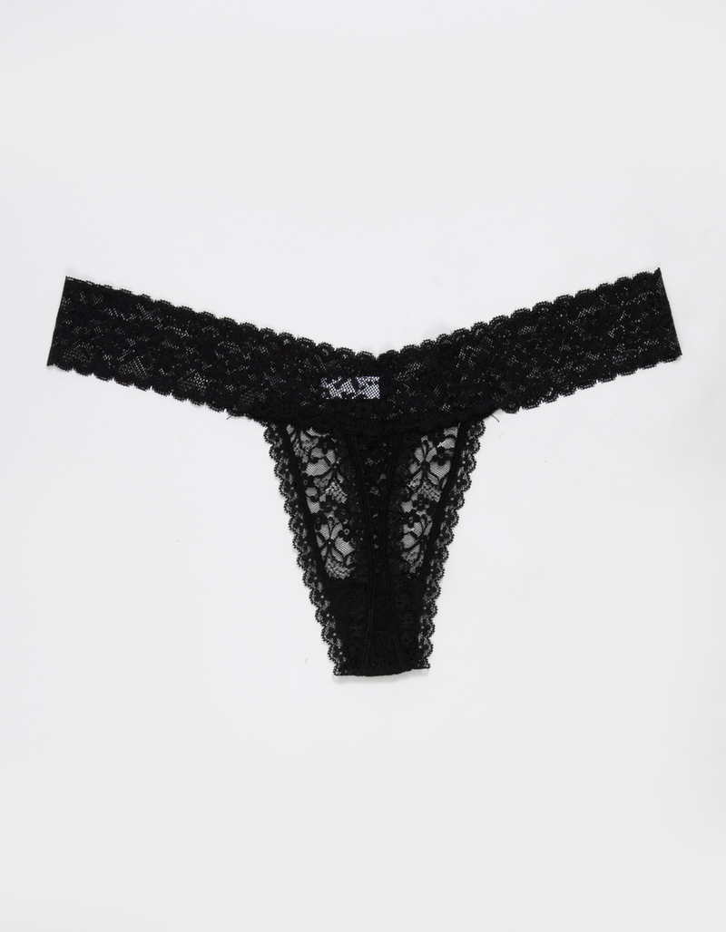 FULL TILT Allover Lace Thong image number 1