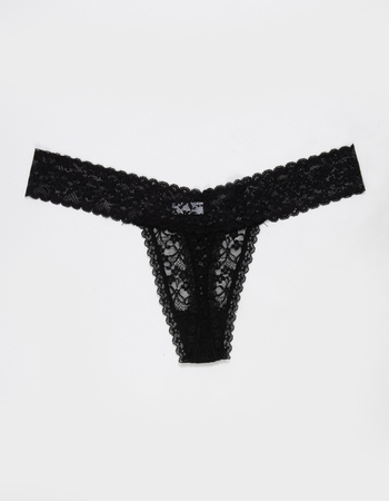 FULL TILT Allover Lace Thong Alternative Image