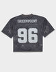RSQ Mens Baggy Crop Mesh Jersey image number 2