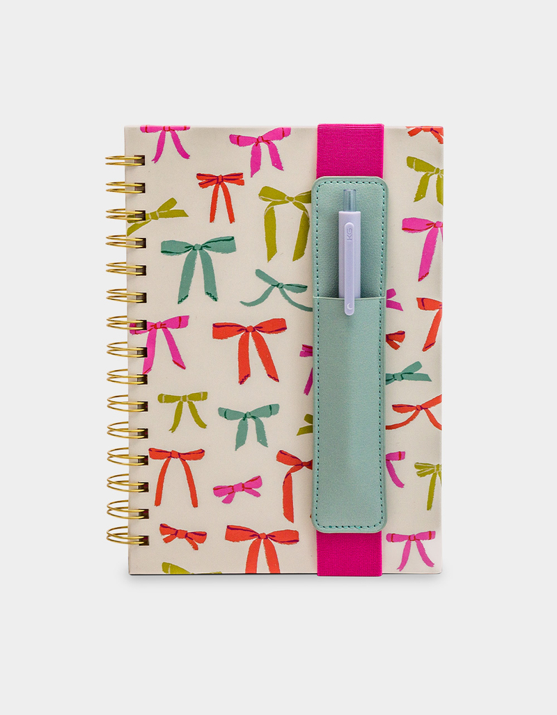STUDIO OH! Put A Bow On It Oliver Notebook With Pen Pocket image number 1