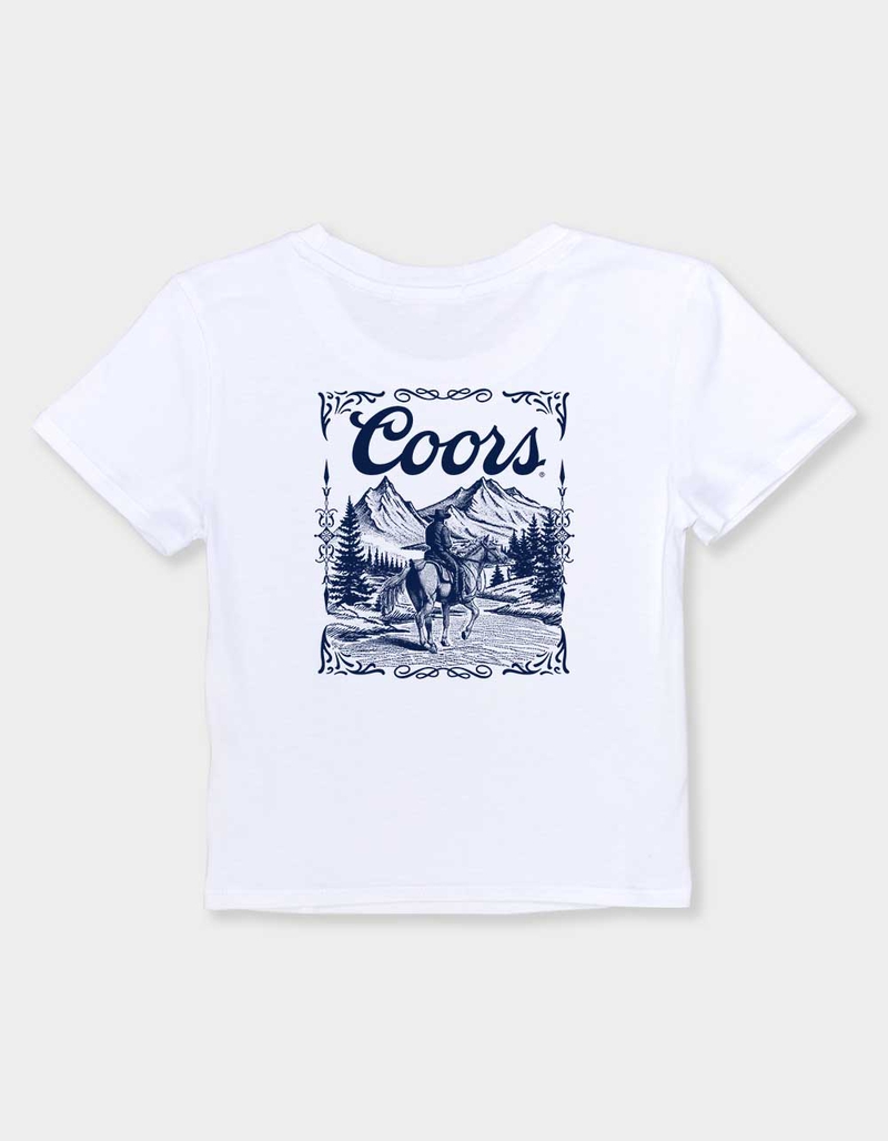 COORS Banquet Dawn And Dusk Womens Baby Tee image number 2