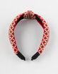 DO EVERYTHING IN LOVE Brandy Red Headband image number 1