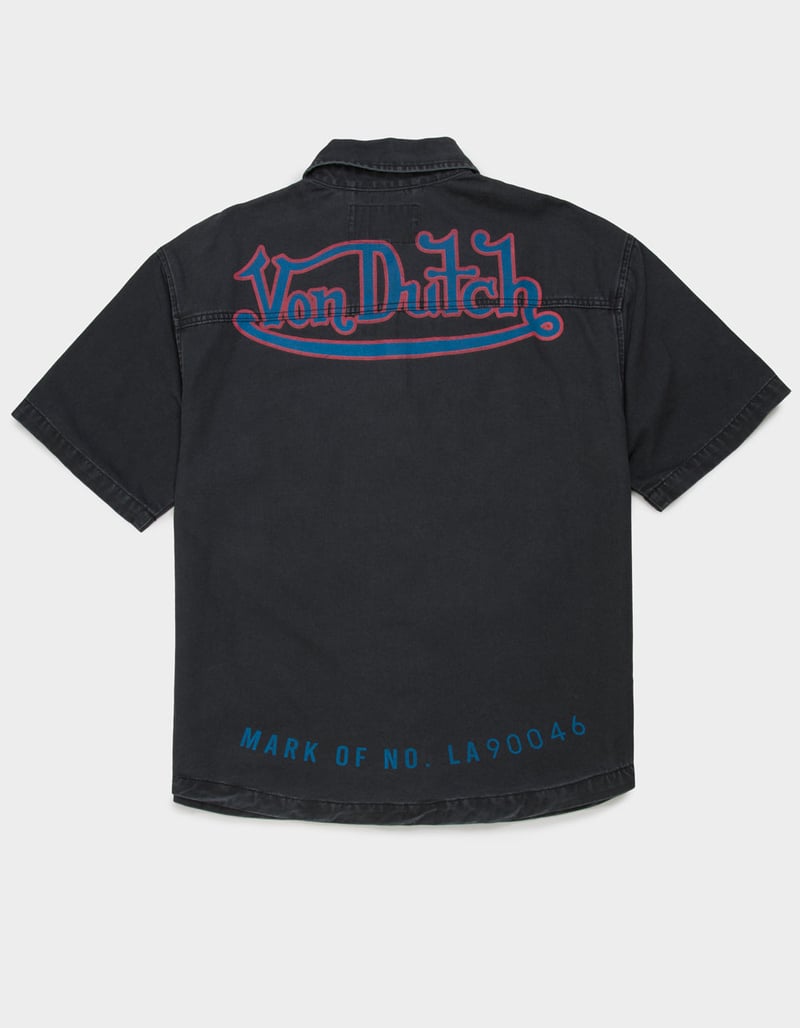 VON DUTCH Hell Mens Button Up Shirt image number 0
