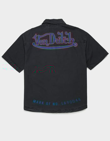 VON DUTCH Hell Mens Button Up Shirt Primary Image