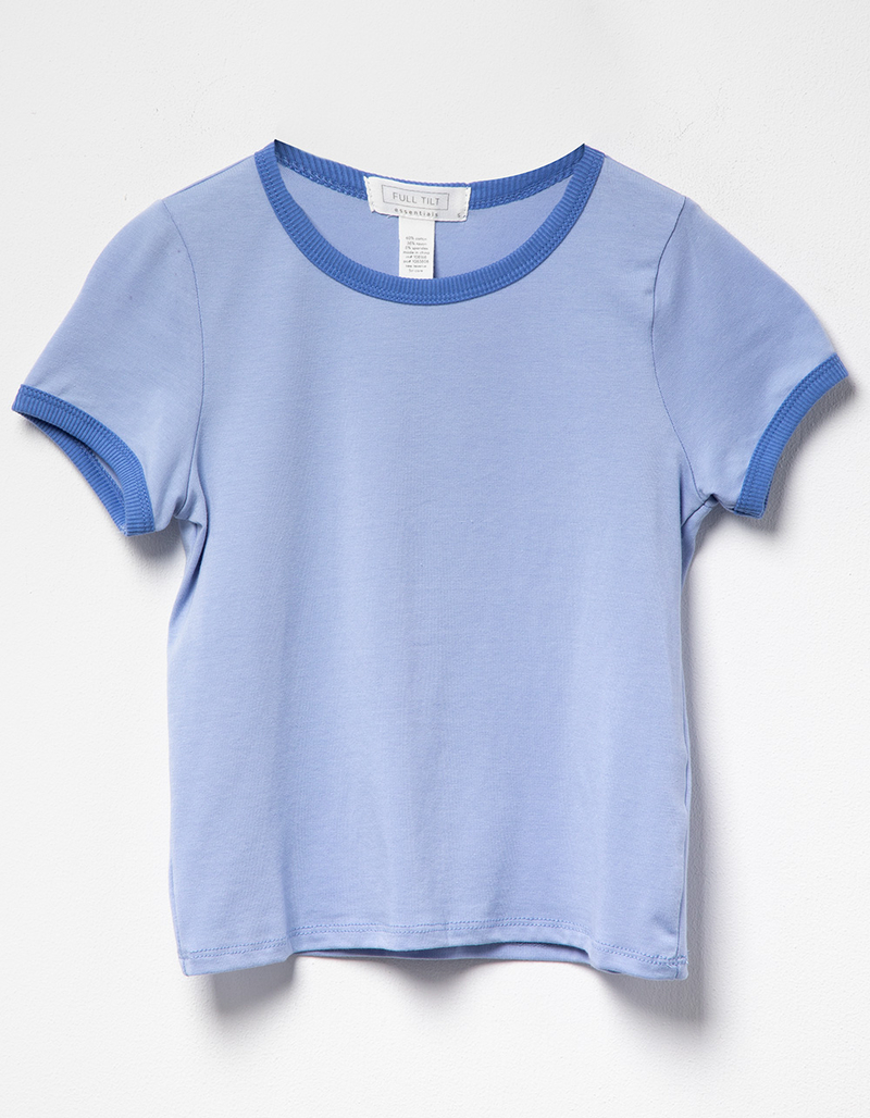 FULL TILT Essentials Girls Ringer Tee image number 0