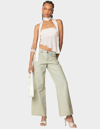 EDIKTED Asymmetric Two Piece Scarf Top Alternative Image